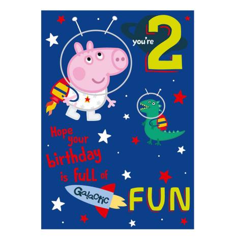 You're 2 Peppa Pig Birthday Card £1.99